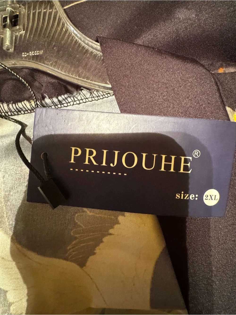 Prijouhe NWT Men’s 2X Japanese Wave Crane Print Kimono Cardigan